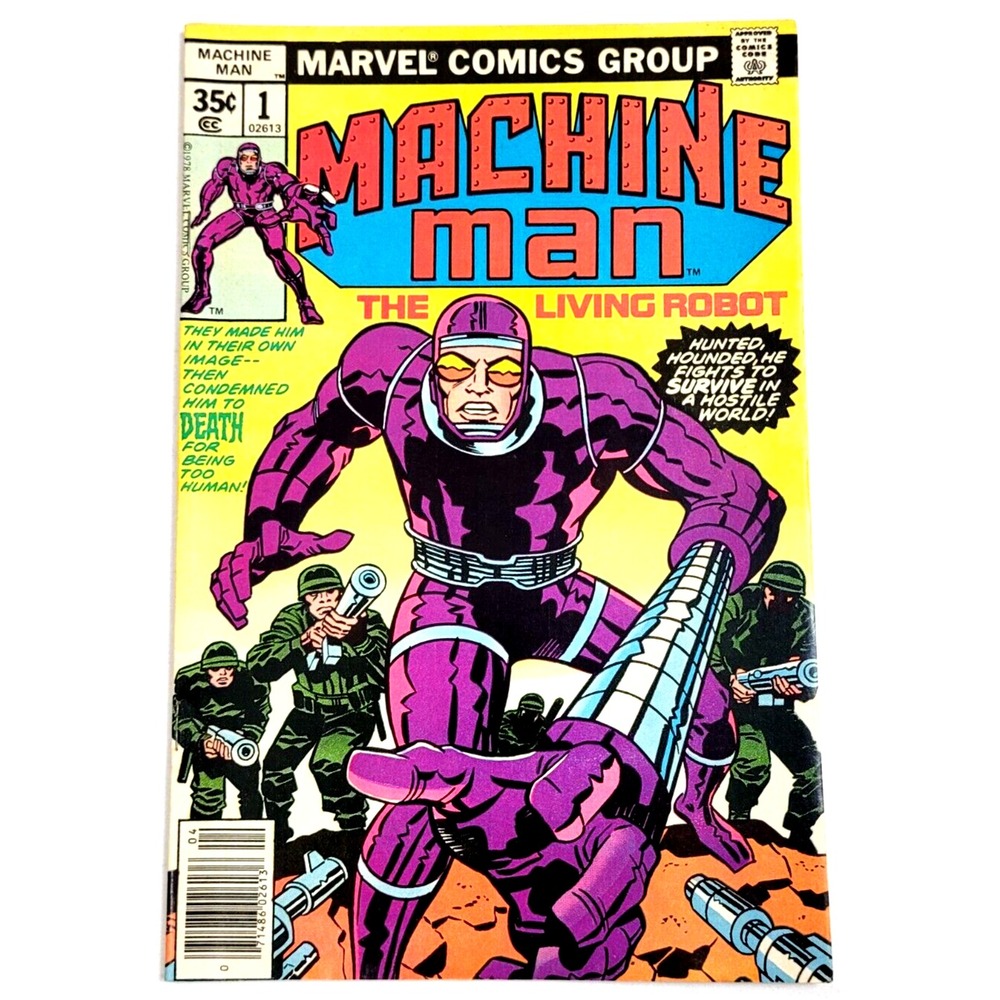 MACHINE MAN: THE LIVING ROBOT #1 (1978) / VF+ / NEWSSTAND